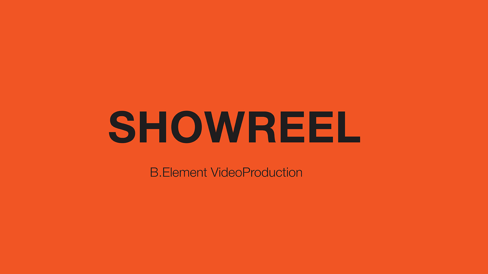 Showreel 2014/2015